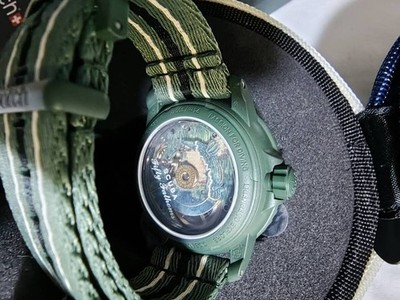 Blancpain x Swatch GREEN ABYSS SO35G100 Diver Watch 2025 Limited