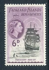 FALKLANDS; DEPENDENCIES 1954 QEII Pictorial fine MINT MNH Unmounted 6d. value