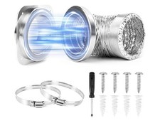 Magnetic Dryer Vent Connector Kit,Coupling DVC180 Aluminum Dryer Vent Hose Quick