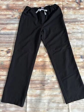 Figs Men’s Scrubs Black Pisco Basic  Scrub Pants Size Small