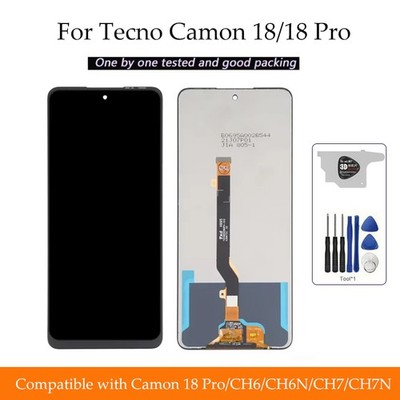 Für Tecno Camon 18/18 Pro TFT LCD Display Touchsreen Digitizer Baugruppe Ersatz