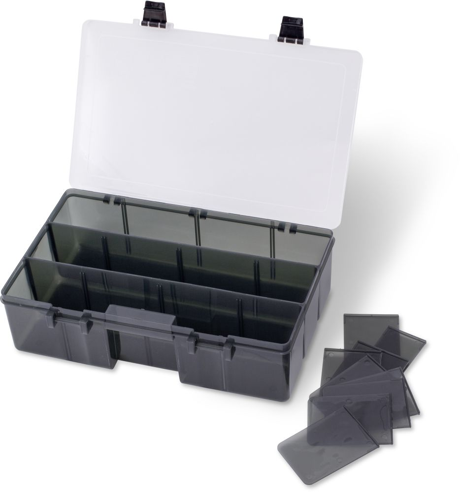 Quantum Fishing Tackle Keeper Spinner Lure Swim Bait Box Deep 35 X 22 X 10cm