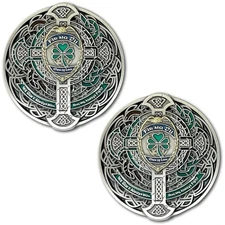 Fir Na Dli Men of Law Celtic Cross Police Challenge Coin