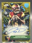 Jayden Daniels 2025 Topps Cosmic Chrome Gold Interstellar Auto /50 #CCA-JD