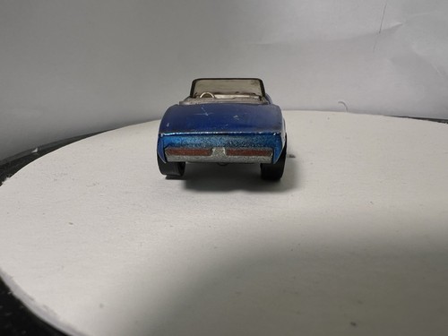 1968 Custom Firebird USA Blue Color Original Redline Hot Wheels Cars w Button - Picture 5 of 8