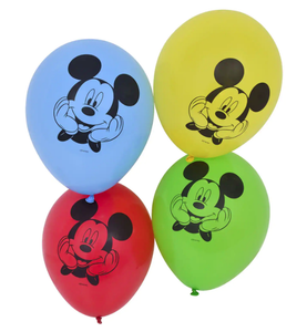 clubhouse balloons latex mickey mouse disney birthday brand