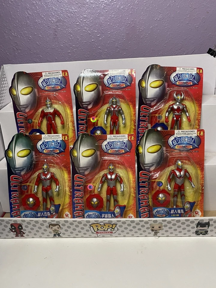 Ultraman Tsubaraya por RuiShi ¡Lote de 6 cardados! Tarjeteros imperfectos ver fotos Foto 2 de 4
