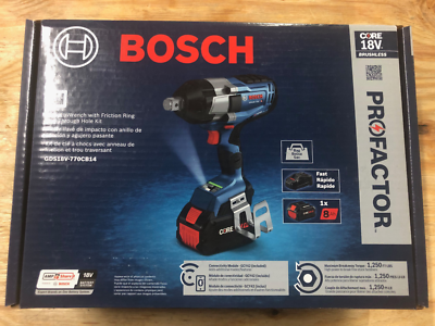 #ad Bosch GDS18V 770CB14 Profactor 18V Connected 3 4 In Impact Wrench Kit New $229.00