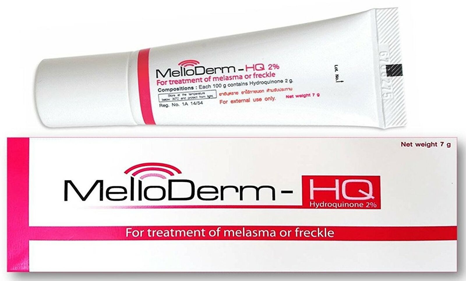 Отбеливающий крем Anti Melasma Hidroquinona 2% En Crema (-Hq 2% 0,25 Onzas)...