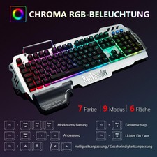 RedThunder K900 Halbmechanisch Gaming Tastatu...