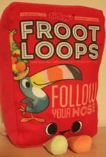 Funko Kellogg's Froot Loop's Follow Your Nose Cereal Box Stuffed Plush