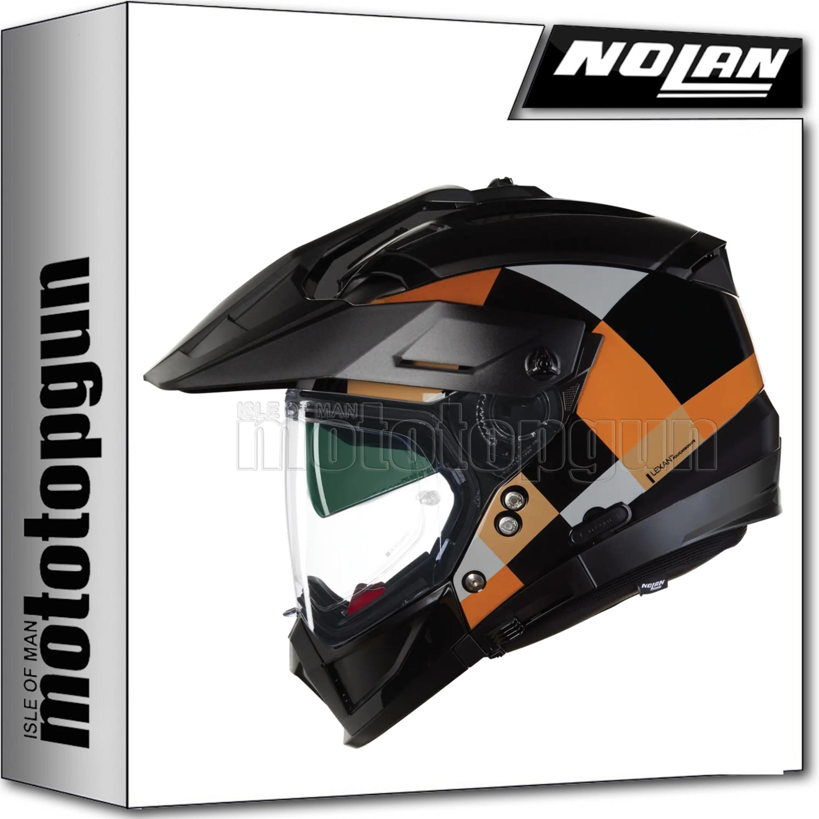 nolan casco moto integrale exploring n70-2 x ruvido 343 m