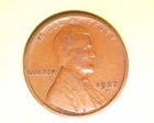 1927-D LINCOLN WHEAT CENT  VF+ CONDITION - 725-2*