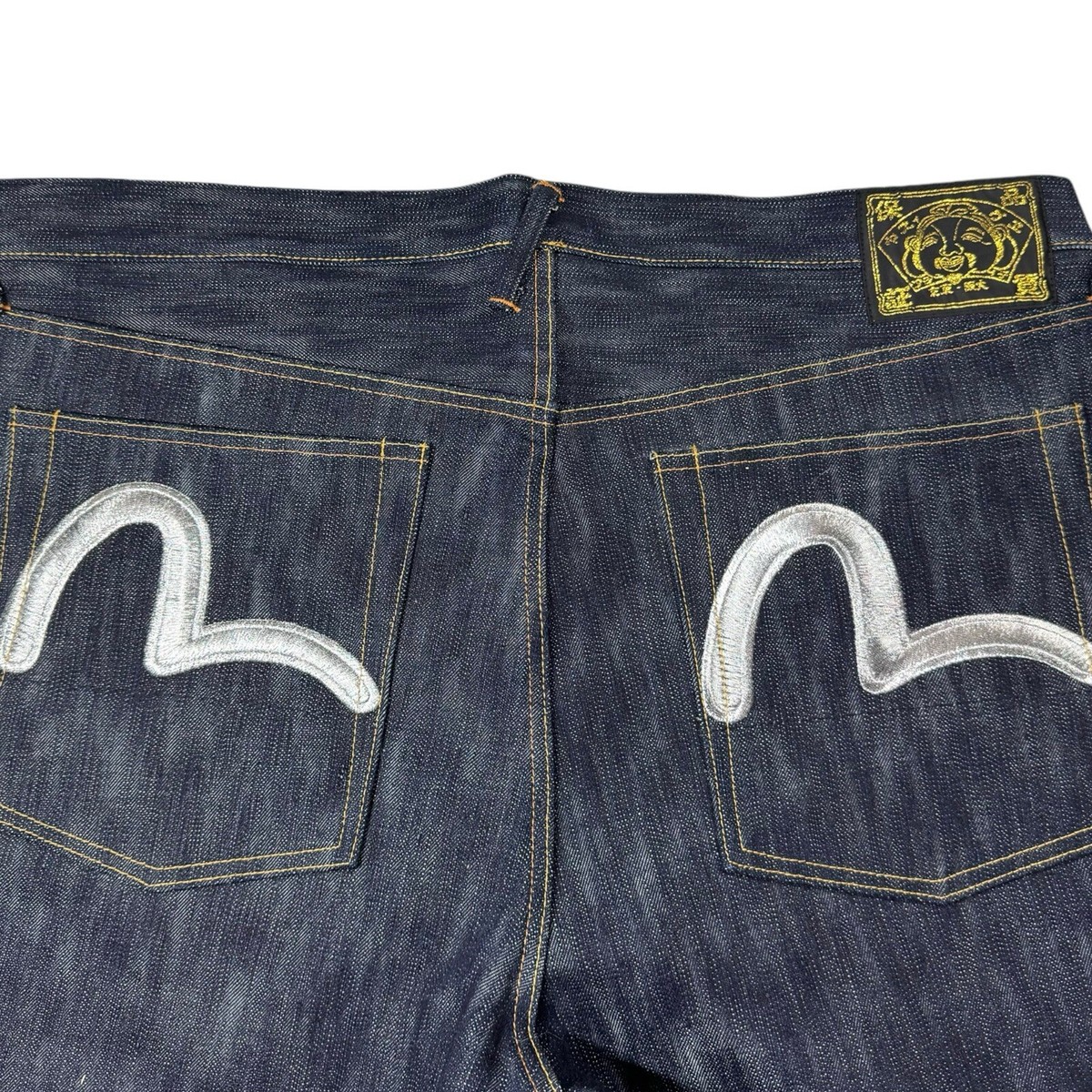 NWT Evisu Deluxe Genes Hand Dyed Indigo Selvedge Denim Boxed NWT Evisu Deluxe Genes Hand Dyed Indigo Selvedge Denim Boxed
