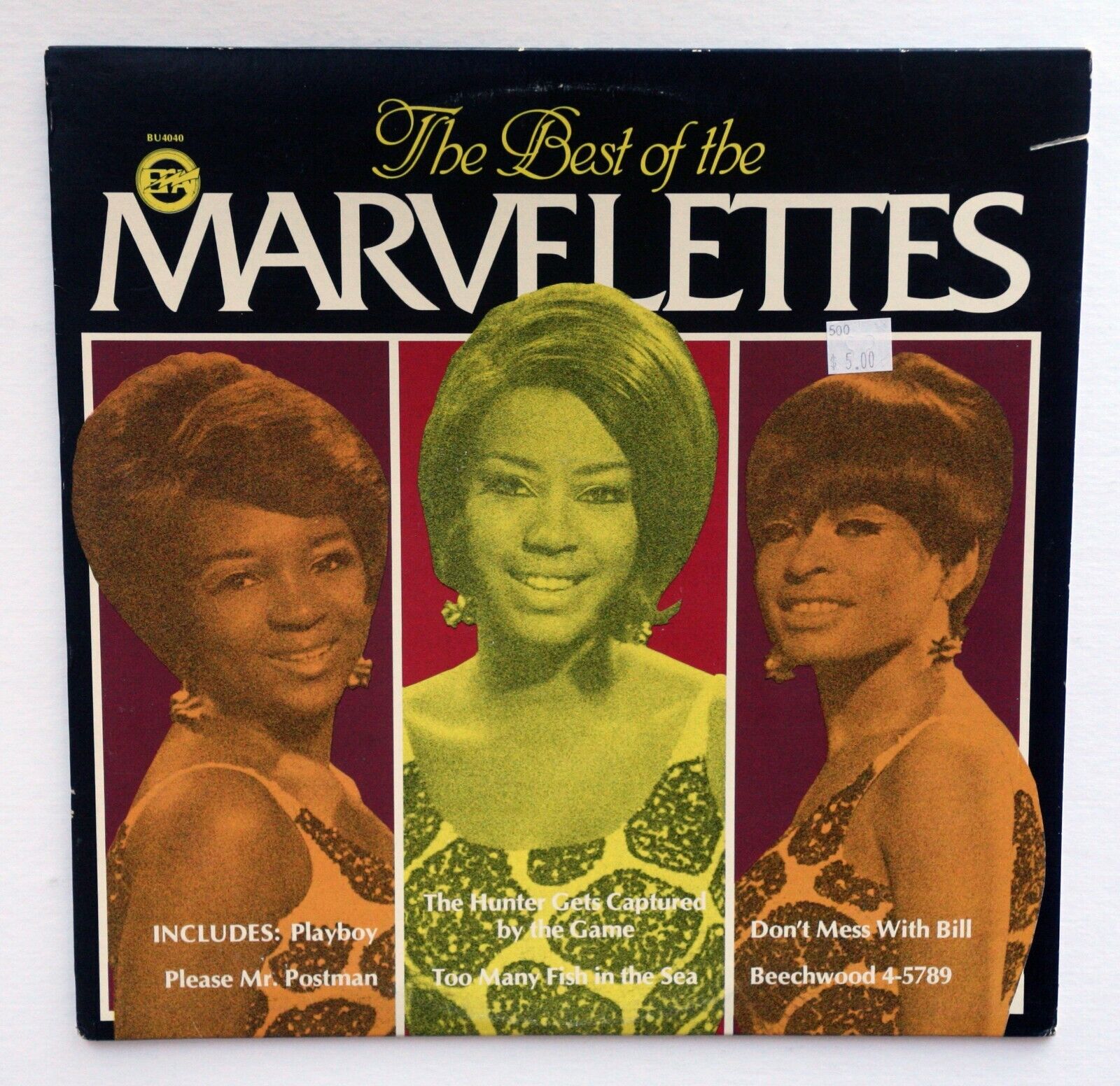 The Marvelettes The Best Of The Marvelettes (EX/VG) 1979 LP Record BU-4040