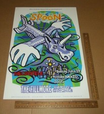 SPOON , The Clientele Fillmore Poster F698 Art by John Howard 13x19