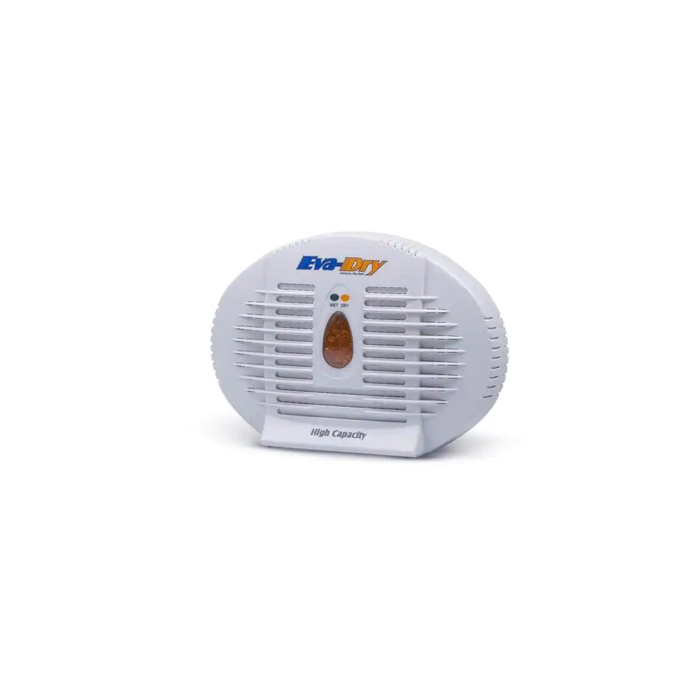 High Capacity 6-8 oz Mini Dehumidifier White Moisture Absorber for Small Spaces