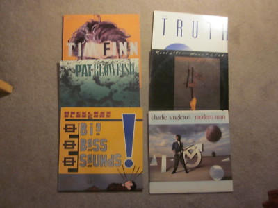 6 lp Rock  lot Charlie Singleton, The Truth, Tim Finn, Reckless Sleepers, Others