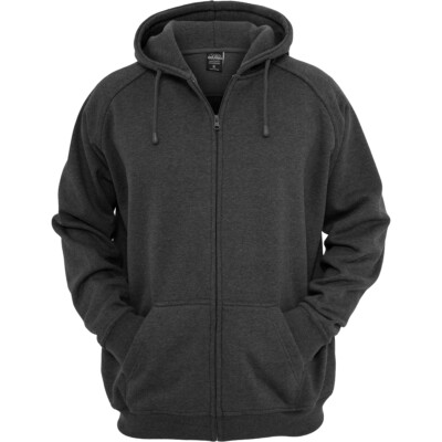 Urban Classics  Sweatjacke anthrazit Big & Tall Übergrößen  2XL 3XL 4XL 5XL  Neu