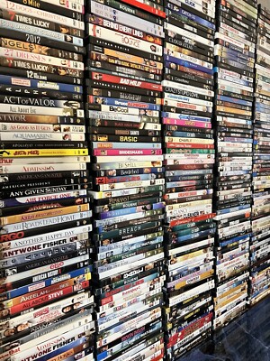 Wholesale Lot of 100 Used DVDs Assorted Bulk Lot FREE SHIPPING! Volume Discount
