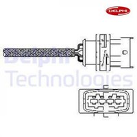 Lambdasonde Delphi ES10789-12B1 FüR Opel Astra G Cc Meriva