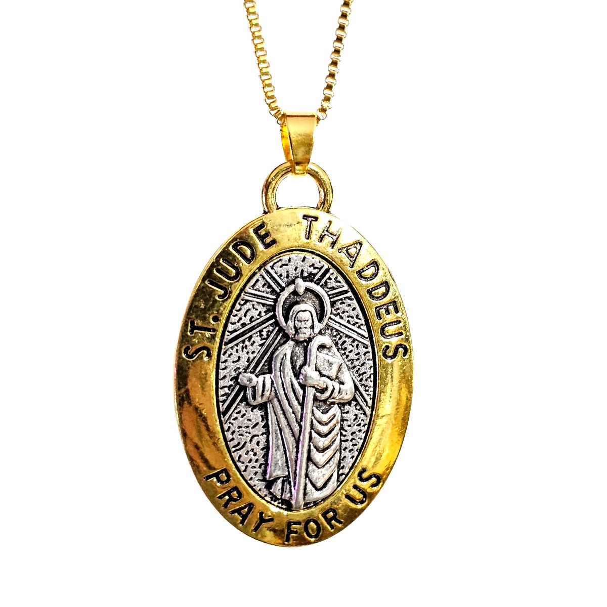 Collana San Giuda Taddeo Personalizzata - Ciondolo Religioso In