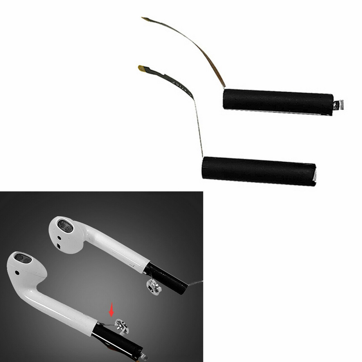 2PCS Replacement Battery for Apple Airpods 1 and 2