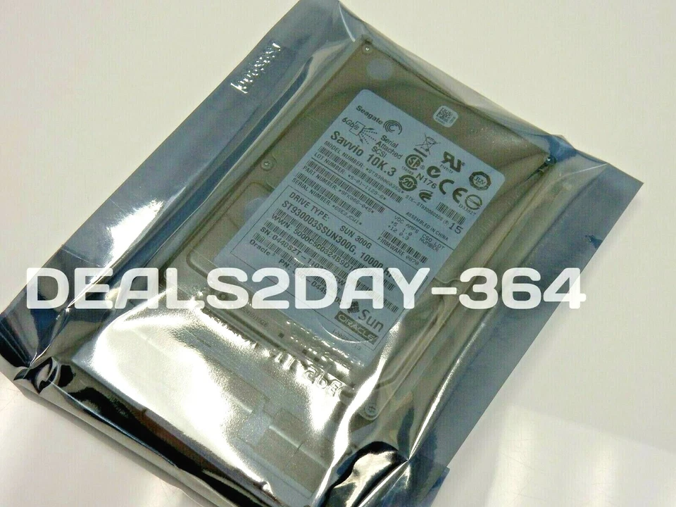 SUN 390-0449-05 ST930003SSUN300G 300GB 10K SFF 2.5" SAS HARD DRIVE - Image 3 of 4