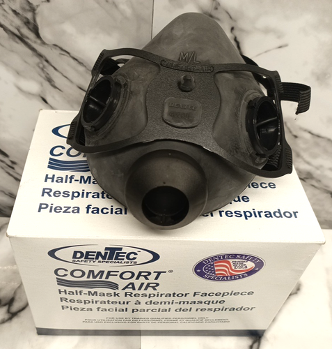 Dentec Comfort Air 400 Elastomeric Rubber Half Mask Respiratory M/L U00400ML00 - Afbeelding 4 van 6