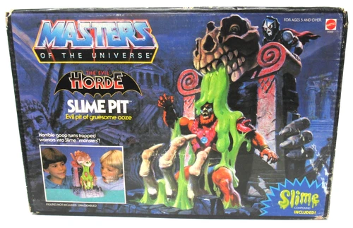 New Sealed Vintage Mattel 9989 MOTU Evil Horde Slime Pit 1985 Masters Universe