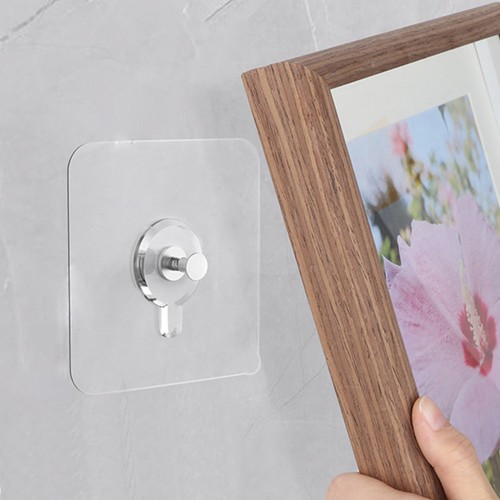 50 Piezas Marco de Fotos Fijación Pegatinas Ganchos para Fotos Adhesivo para Colgar Uñas - Imagen 3 de 12