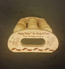 The Happy Company Wooden Roller For Body and Feet Massager Best Circulation