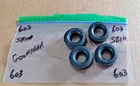 Four  (4) Nice Slicks for car/pickup Model Kit  1/24/25 SCALE PACKAGE # 603