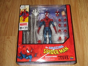 Mafex Spider-Man (Comic Ver.) Amazing Spider-Man Figura de acción No.075