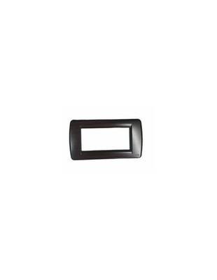 Vimar 16764.44 Round Plate 4 Modules Tecnopolimer Palisander