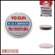 Yo-Zuri HD Disappearing Pink Fluorocarbon Leader 30YD 40LB