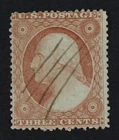 CKStamps: US Stamps Collection Scott#25 3c Washington Used