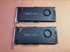Lot of 2 Nvidia Quadro K4000 3GB GDDR5 Graphic Card