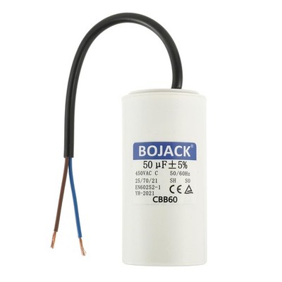 50 UF 450 V AC CBB60 SH Motorlaufkondensator ESR 0,2 Draht Blei Start Kondensator