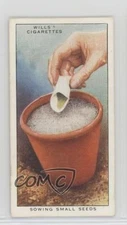1938 Wills Garden Hints Tobacco Sowing Small Seeds #41 4ns