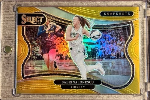 Sabrina Ionescu 2025 Panini Prizm Sabrina Ionescu Gold
