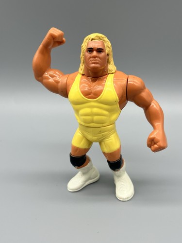 Mr Perfect Yellow WWF WWE Hasbro Wrestling 1991 Vi...