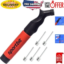 Compact Hand Pump for Sports Balls - Ideal for Volleyball, Basketball & Soccer