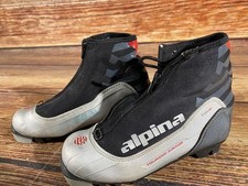 Alpina T10jr Kids Nordic Cross Country Ski Boots Size EU34 US3 for NNN A-904