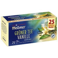 MeßMer GrüNer Tee Aromatisiertem Vanillegeschmack 25Er Teebeutel 43G