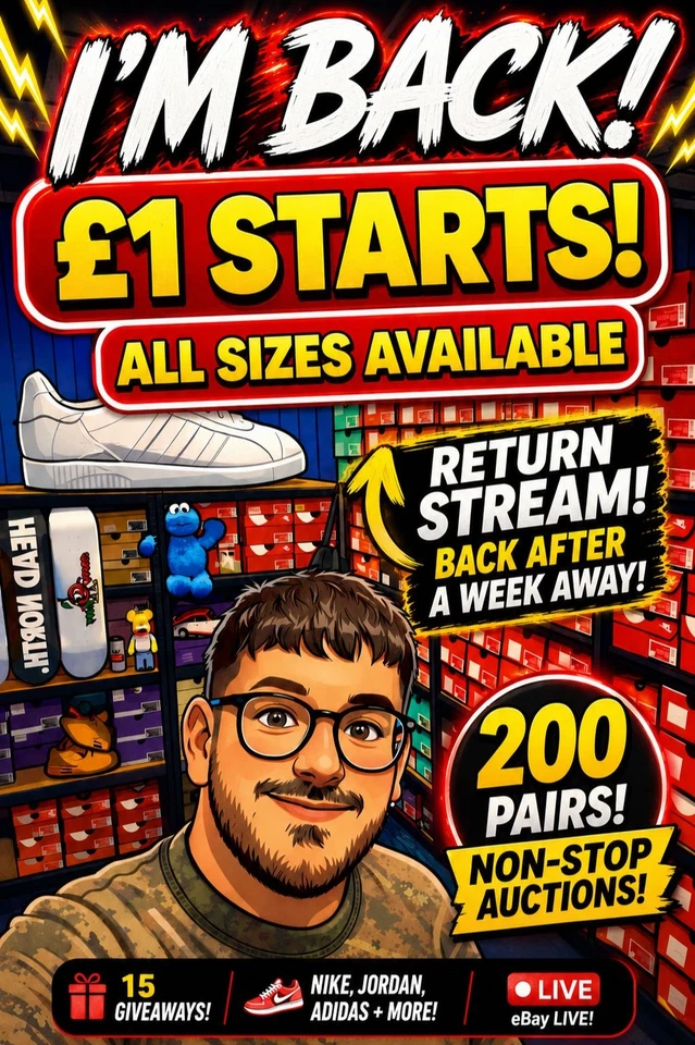 IM BACK! THE RETURN OF THE BEST £1 STARTS ON EBAY LIVE! & 1p DROPS!