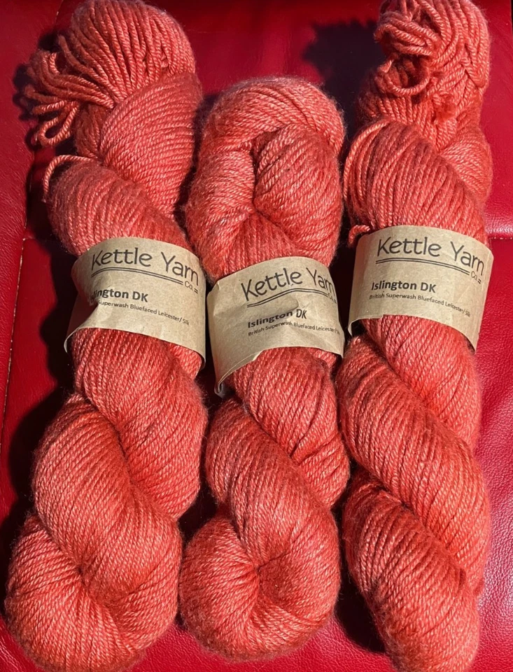 3 100g Knäuel Kettle Yarns ISLINGTON DK - Macbeth