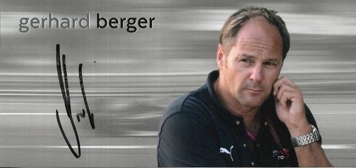 Gerhard Berger (1) (DIN A5) AUTOMOBILSPORT/FORMEL 1