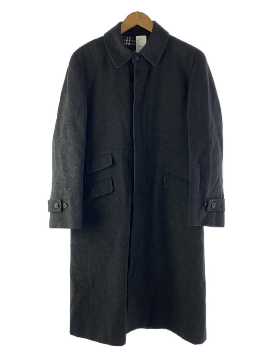 Burberry Black Label Men's Wool Trench Coat Gray Size M BMC53-704-08 #EG ZIA