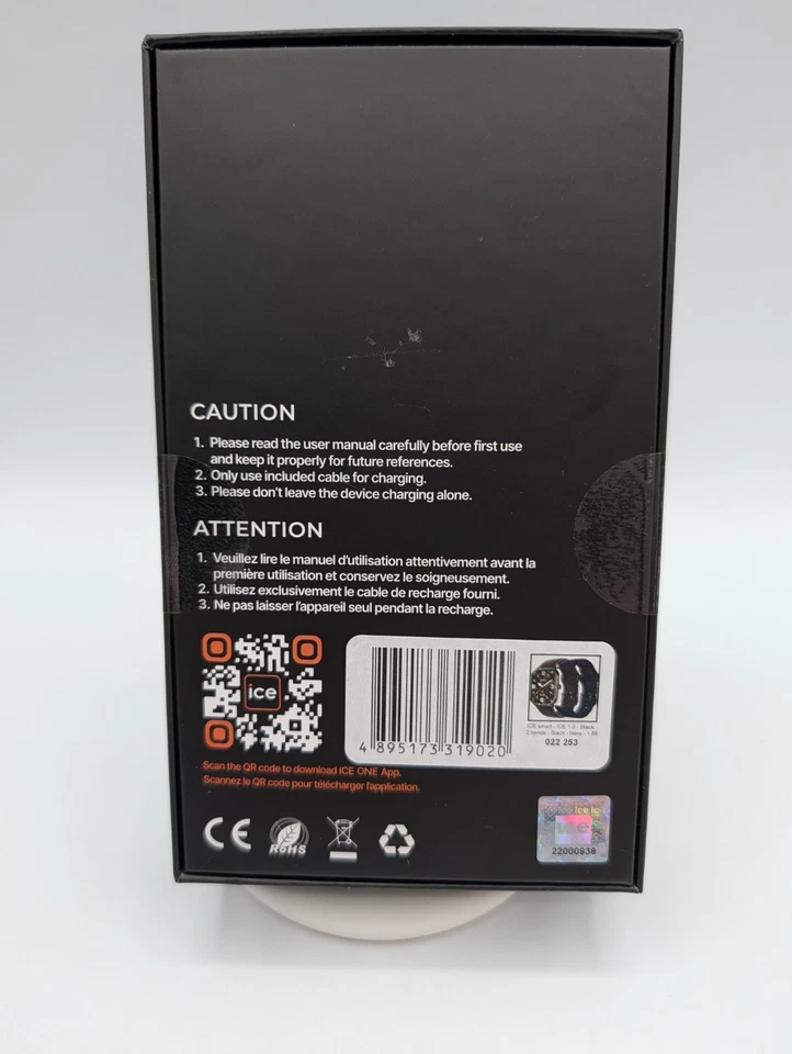 Ice Watch Ice Fit 1.0 - Black Schwarz Herren Armbanduhr 024104 - Neu & OVP - Bild 4 von 4